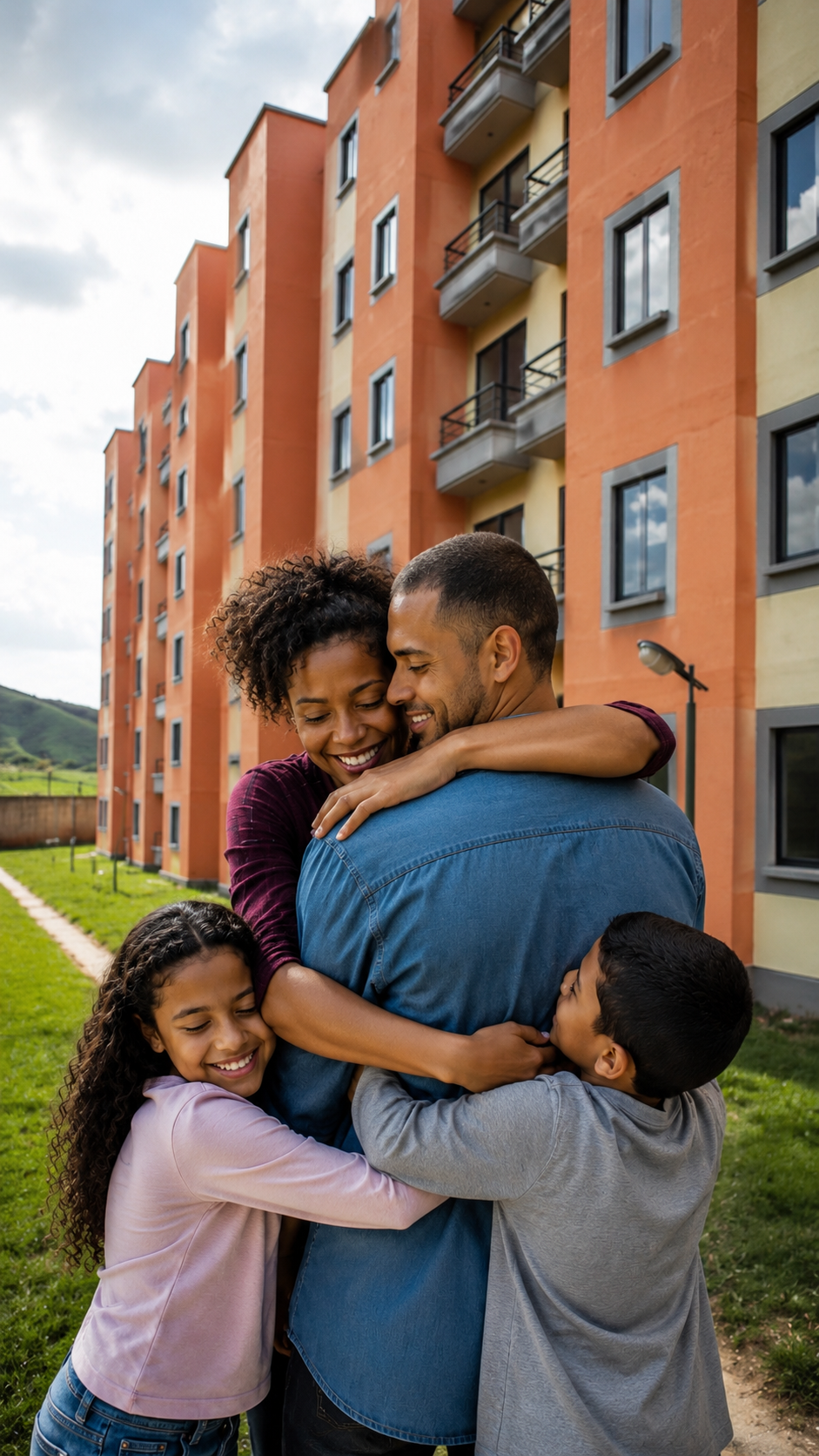 Familia en un desarrollo de Grupo Coyserca